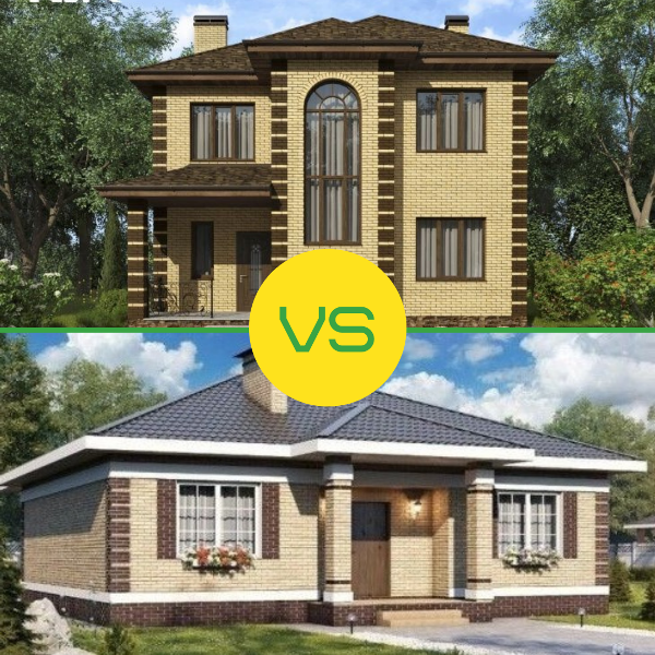 Одноэтажные дома — новый тренд в строительстве: их плюсы, минусы и сравнение с двухэтажными